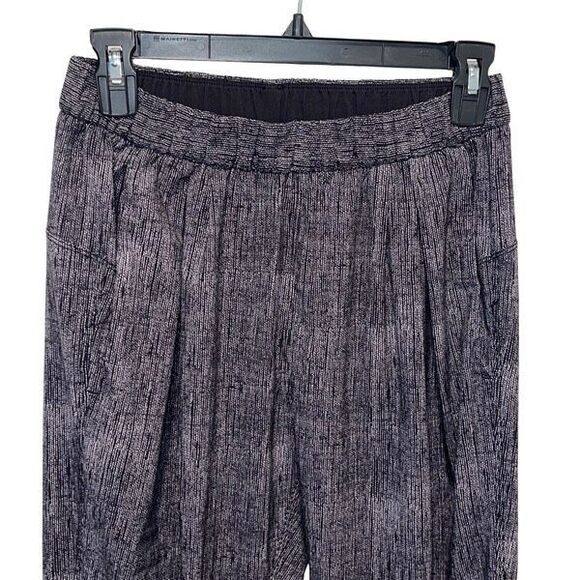 Lululemon Rollin' With My Omies Pant Joggers Burlap Texture Black Dune/Black Siz - Picture 3 of 11